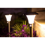 Poste Solar Em Inox 70cm Com Sensor De Presença 16737 - Ecoforce