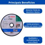 BOSCH DISCO DE CORTE METALINOX STD 180X1,6MM