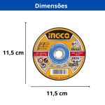 DISCO PARA CORTE DE METAL 115 MM (4-1/2POL)