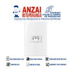 MG CONJ 1 TOMADA 2P+T 10A SLEEK 4X2 BRANCO (16004)
