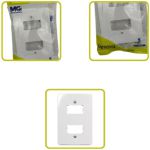 Placa Margirius Renova 4x2 2 Postos Horizontal Branca