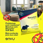 Ratoeira Pega Rato Racu Isca Min Soft Bait Contr. Rato