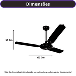 VENTI DELTA VENTILADOR NEW COMERCIAL ECO 3 P CH 220 V PTO REV 363207