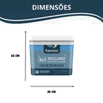 Cloro Multi Ação 3 em 1 Granulado 10kg Dicloro Crystal Saniclor