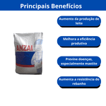 Nuttrianzai Milk Núcleo Formulação Leite 30kg Casa Anzai