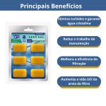 Clarificante Gel Keep Clor 6 Unidades 180g Piscina Pastilhas