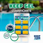 Clarificante Gel Keep Clor 6 Unidades 180g Piscina Pastilhas