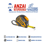 INGCO TRENA DE 8 METROS EMBORRACHADA COM BOTAO DUPLO 8M X 25