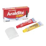 Cola Epóxi Araldite Hobby 10min + Super Cola Tekbond 23g