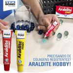 Cola Epóxi Araldite Hobby 10min + Super Cola Tekbond 23g