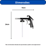 PISTOLA MODELO 13A ARPREX BATE PEDRA 
