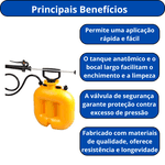 PULVERIZADOR DE COMPRESSÃO PRÉVIA GUARANY PCP-4P - 4,7 LITROS