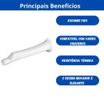 BRACO P/CHUVEIRO BRANCO LORENZETTI