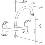 FABRIMAR MISTURADOR COZINHA BANCA PRATIKA (1256-P)