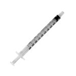 SERINGA PLÁSTICA DESCARTÁVEL 01 ML SEM AGULHA