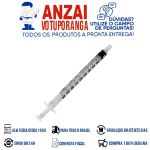 SERINGA PLÁSTICA DESCARTÁVEL 01 ML SEM AGULHA