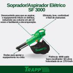 SOPRADOR E ASPIRADOR DE FOLHAS SF3000 127V