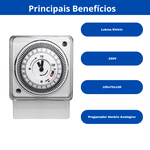 Timer Programador Horário Analógico 220v
