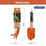 Conjunto de Ferramentas de Jardim Jardinagem Tramontina 3 Peças 