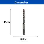 BOSCH BROCA SDS PLUS 8,0X110MM