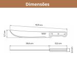 Facão Machete Para Mato Cabo Madeira 12” Tramontina