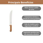 Facão Machete Para Mato Cabo Madeira 12” Tramontina