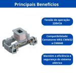 Bobina para Contator Weg CWM32 a CWM40 220VCA BCA 40V26