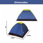 Barraca Para Camping Acampar Iglu 2 Lugares Mor