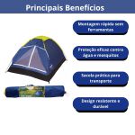 Barraca Para Camping Acampar Iglu 2 Lugares Mor