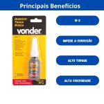 ADESIVO TRAVA ROSCA T.ALTO ATAV771 10G VONDER