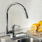 Torneira Para Cozinha De Banca Cromada Pratika Plus 1167-PRP-CR - Fabrimar
