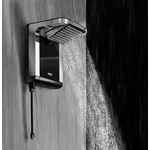 Chuveiro Acqua Star Ultra Black/Cromado 220V 7800W - Lorenzetti
