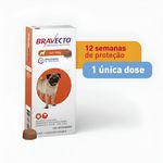 Antipulgas e Carrapatos Bravecto MSD para Cães de 4,5 a 10 kg