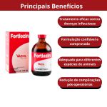 Fortlozin Tilosina 20% Antimicrobiano Amplo Especto 100Ml
