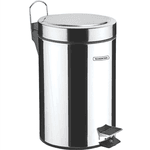 Lixeira Inox com Pedal Tramontina 12L