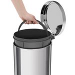 Lixeira Inox com Pedal Tramontina 12L