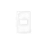 MG PLACA 4X2 1 POSTO HORIZONTAL BR SLEEK (16038)