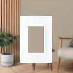 Placa 4x2 3 Postos Horizontal MARGIRIUS Sleek Branco 