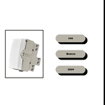 Módulo Interruptor Paralelo Branco Sleek Margirius - 16060