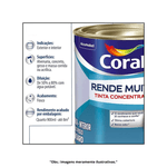 TINTA ACRÍLICA RENDE MUITO STANDARD BRANCO GELO FOSCO CORAL 900ML