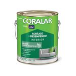 Tinta Acrílica Coralar Antimofo Parede Interior Branco Gelo 3,6L