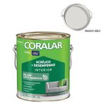 Tinta Acrílica Coralar Antimofo Parede Interior Branco Gelo 3,6L