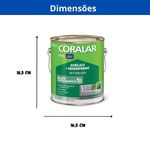 Tinta Acrílica Coralar Antimofo Parede Interior Branco Gelo 3,6L