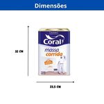 Massa Corrida Pva Coral 25kg Interior Acabamentos E Complementos