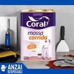 Massa Corrida Pva Coral 25kg Interior Acabamentos E Complementos