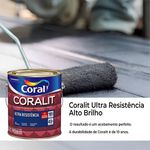 Tinta Esmalte Sintético Alto Brilho Exterior Coralit 3,6L Alumínio