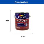 Tinta Esmalte Sintético Brilho Exterior Coralit 3,6L Verde Colonial