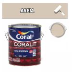 Tinta Esmalte Sintético Alto Brilho Exterior Coralit 3,6L Cor Areia