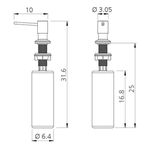 Dosador De Sabão Inox 304 500ml - Tramontina