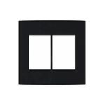 MG PRETO PLACA 4X4 6 POSTOS HORIZONTAL EBONY SLEEK (15908)